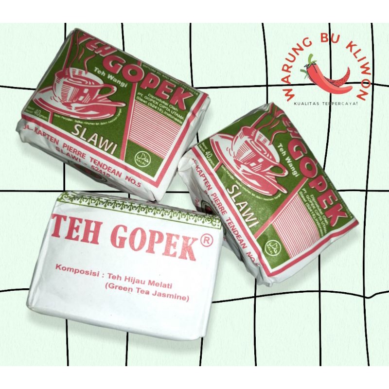 

Teh Gopek / Teh Hijau Melati