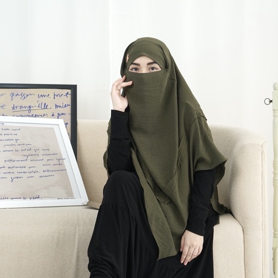 New French Khimar by TRZ Style 13 Warna /French Khimar Best Seller TRZ/ French Khimar Wafiq Nara Crinckle / Khimar Pioneer Nara Crinckle-1