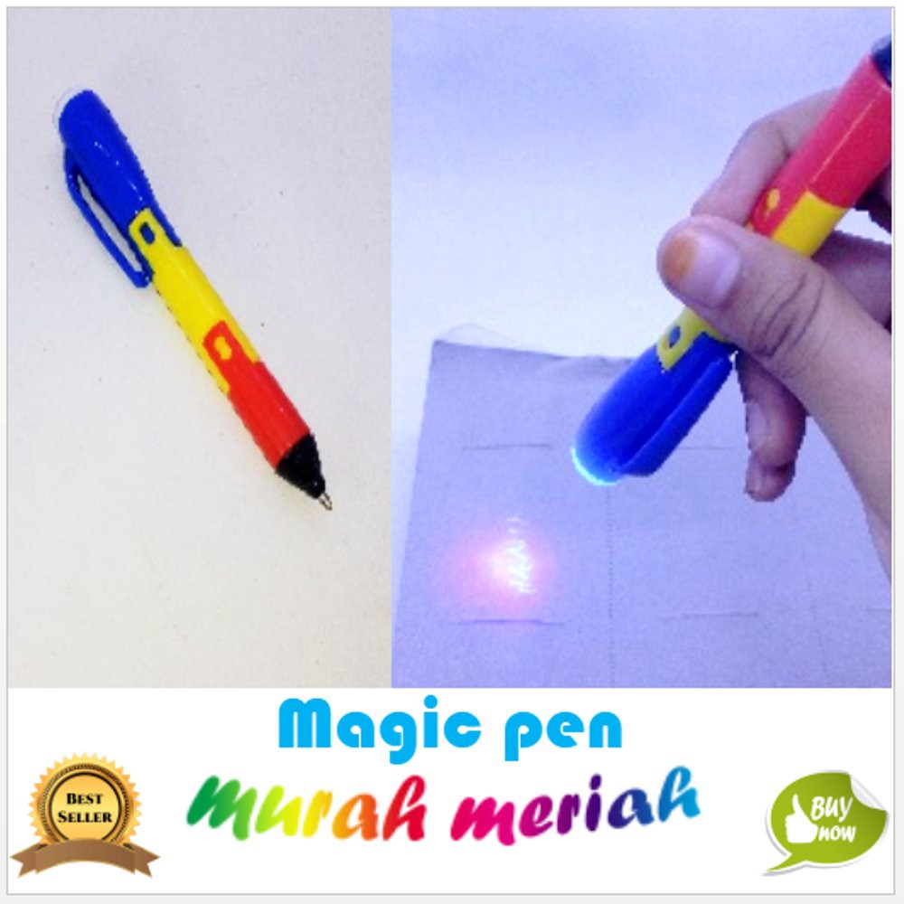 

magic pen pulpen rahasia invisible ink mainan anak edukatif unik
