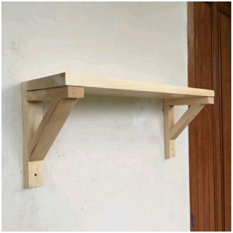 SIKU PENYANGGA RAK DINDING/SIKU KAYU