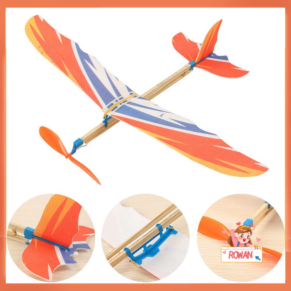 R-flower 2pcs / Set Mainan Edukasi Pesawat Terbang Glider Untuk Anak Power