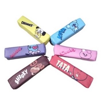 KOTAK PENSIL MOTIF BTS BT21 LUCU UNIK TEMPAT ALAT TULIS MURAH-4