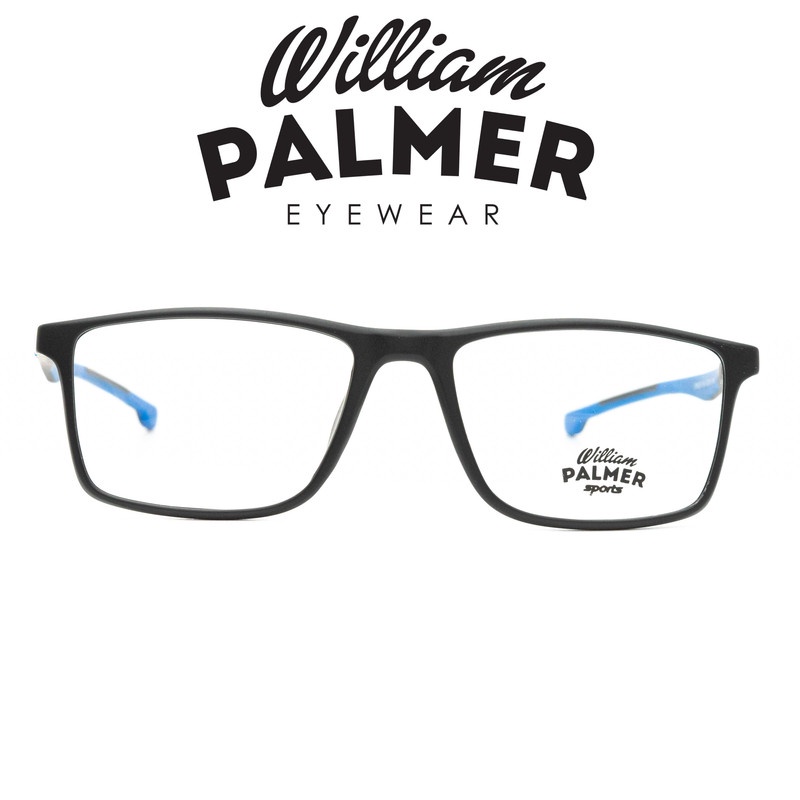 William Palmer Kacamata Pria Wanita Sport 8829 C004 Black Blue