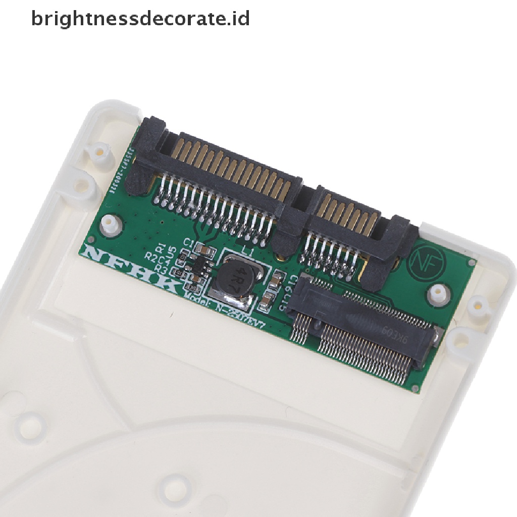 Kartu Adaptor B + M Key M.2 Ngff (Sata) Ssd Ke 2.5inci Sata3 Dengan Sekrup