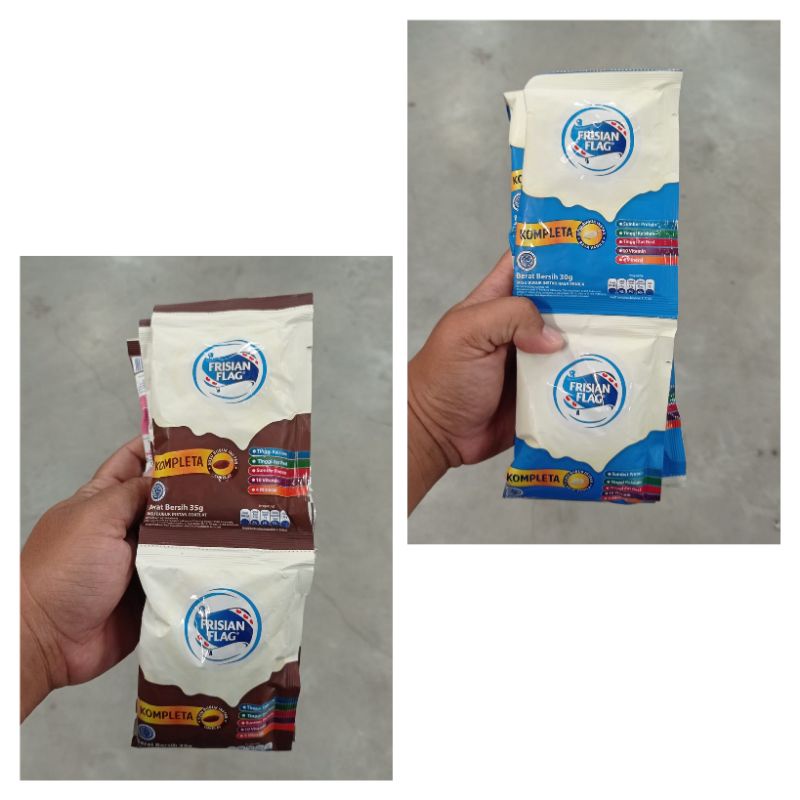 

Susu Bubuk Frisian Flag KOMPLETA Rasa Vanila Coklat Sachet 10 x 30 gr