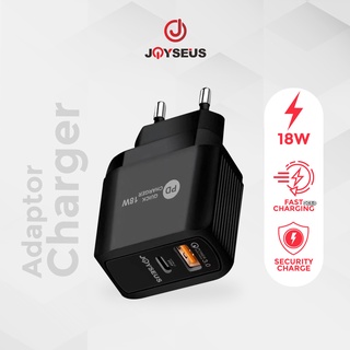 JOYSEUS X TRB charger oppo xiaomi Samsung fast charging 18/20/36w QC 3.0 PD kepala charger original Wall Charger 3.1A