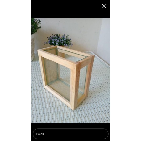 Akuarium Soliter Guppy Cupang Akuarium Mini Akuarium Kayu