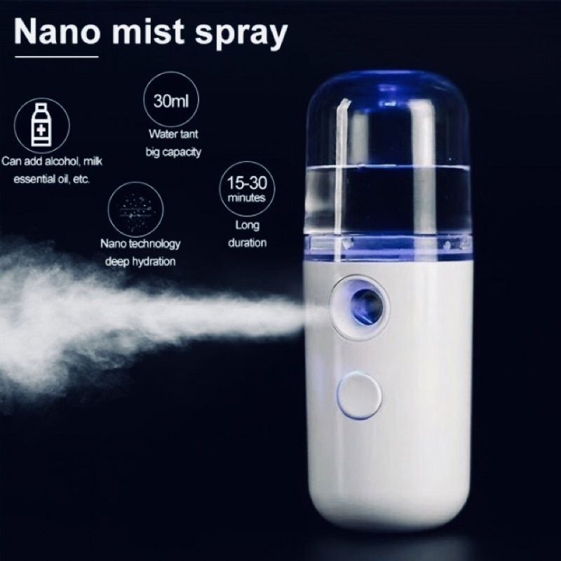 Nano Spray Portable Mini USB / Mist Sprayer Pelembab Wajah / Perawatan Wajah / Semprotan Pelembab Wajah