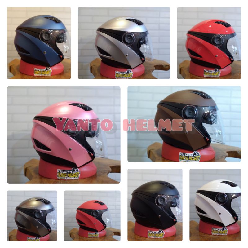 HELM ZEUS 610 HALF FACE ZS610 SOLID