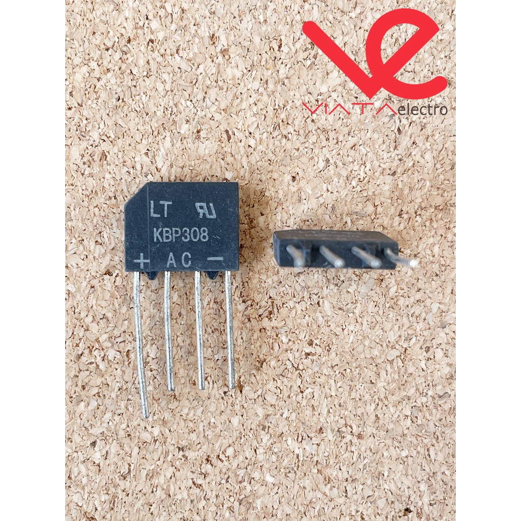 DIODA SISIR 3A (1Buah) KBP308 DIODA BRIDGE DIODA  KBP 308 3 AMPERE DIODE SISIR 3A