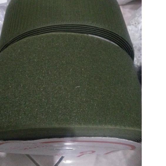 

➾ Velcro tape 10 cm WARNA perepet / kretekan / perekat / hook and loop . - Hitam ✾