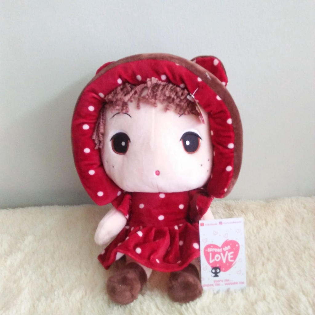 BONEKA CANDY TOPI BINTIK 11 INCH