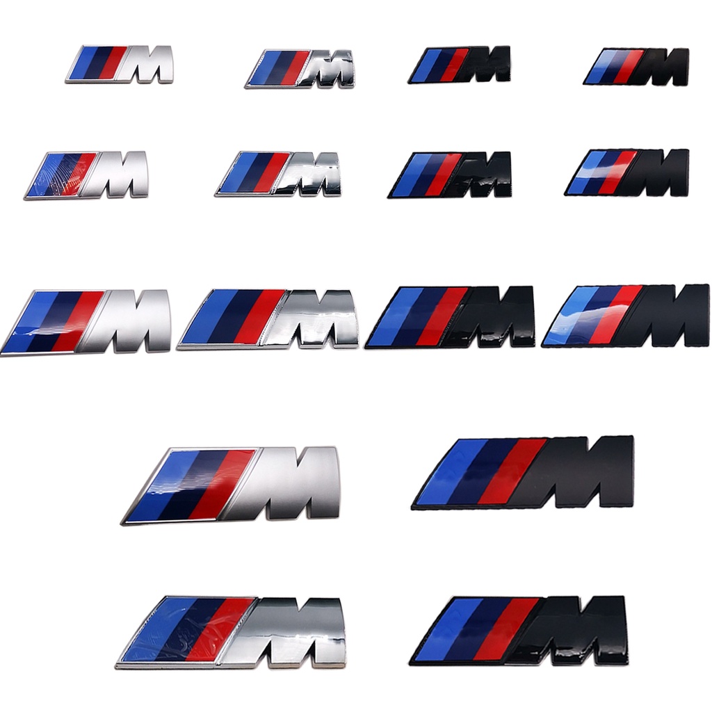 Stiker Logo Bmw M E90 M1 M2 M3 M4 M5 M6 M760 M8 Bahan Abs