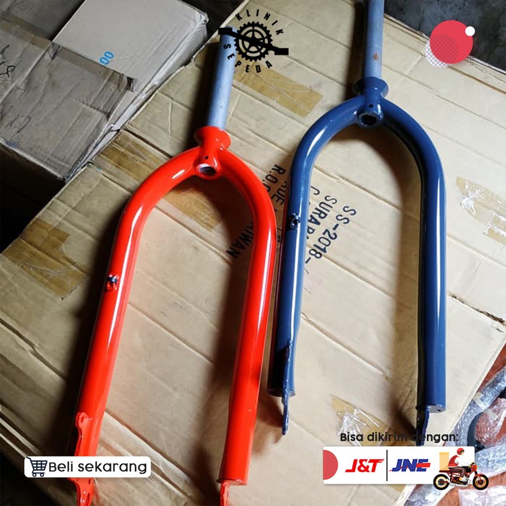 Fork Mtb Fatbike OS Komponen Sepeda Perlengkapan Sepeda - New