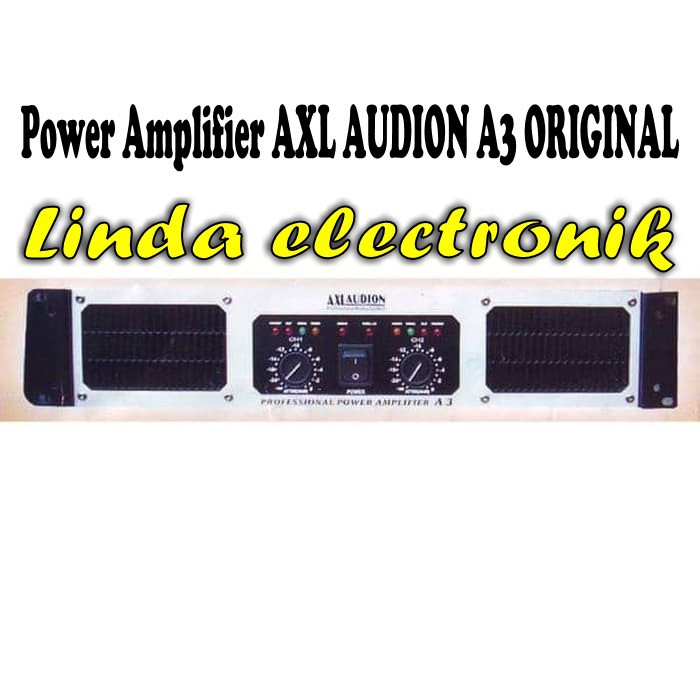 Power Amplifier AXL AUDION A3 ORIGINAL