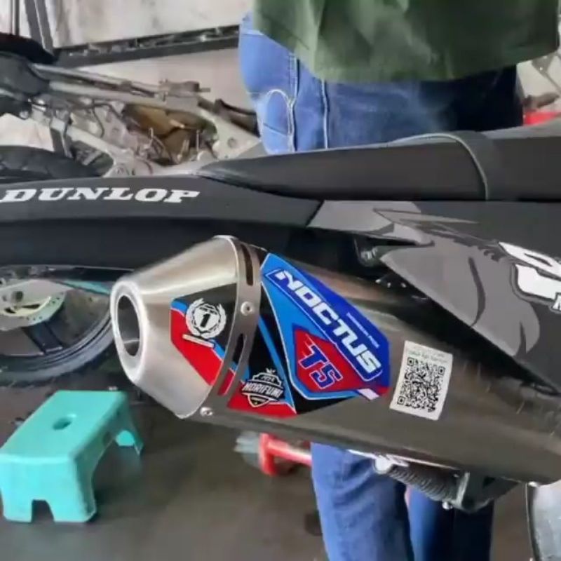 knalpot noctus t5 crf150 klx150 wr155-3
