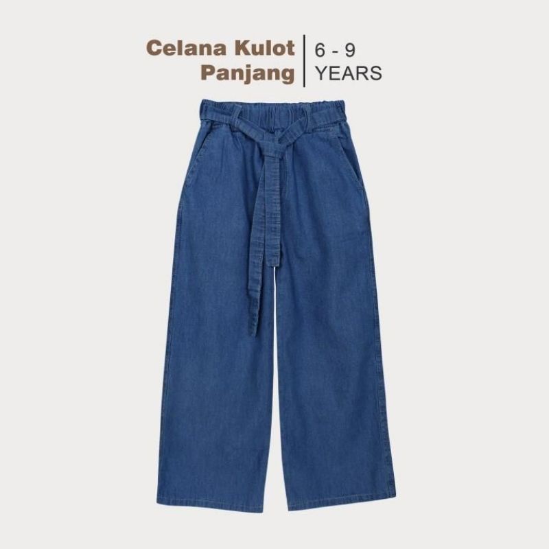 Kulot Anak Jeans Panjang 5-8 Tahun