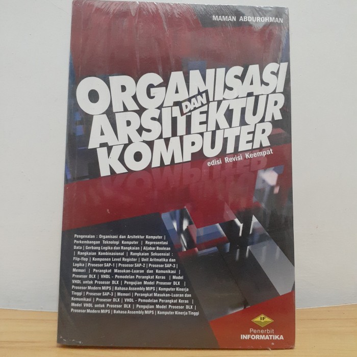 ORGANISASI DAN ARSITEKTUR KOMPUTER
