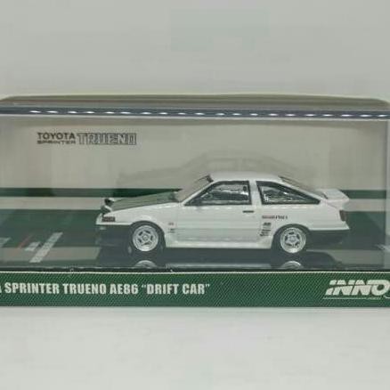 Inno64 Toyota Sprinter Trueno Ae86 Drift Car Ready Stok