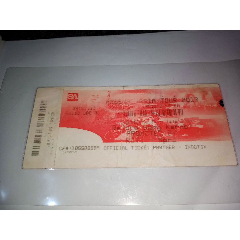 Tiket Arsenal Asia tour 2013