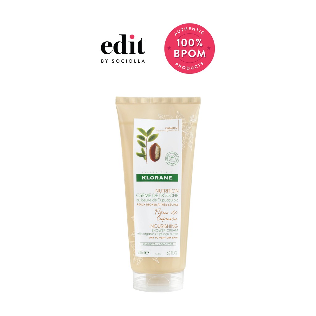 

Klorane Fleur de Cupuacu Ultra Nourishing Shower Cream - size: 200 ml - Edit by Sociolla