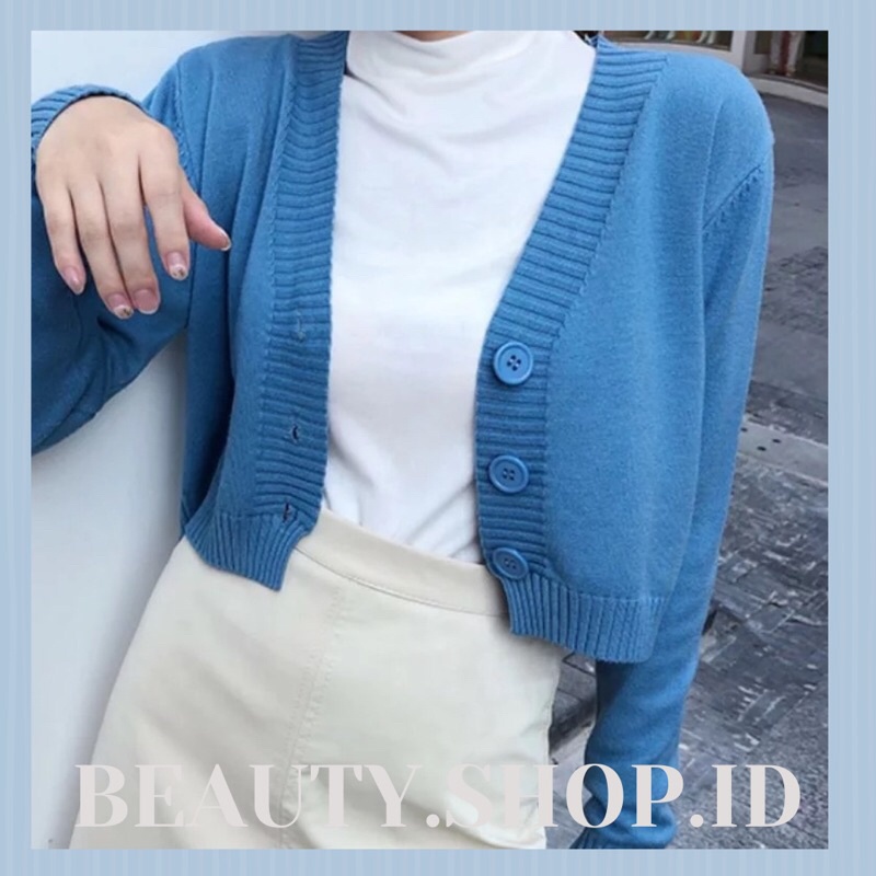 [COD] VIANE CARDI - CARDIGAN KNIT BY SYSLABEL - KARDIGAN RAJUT WANITA