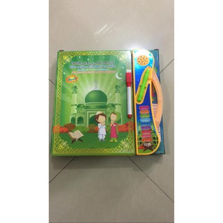 Mainan anak muslim e-book 4 bahasa lampu EBOOK LED