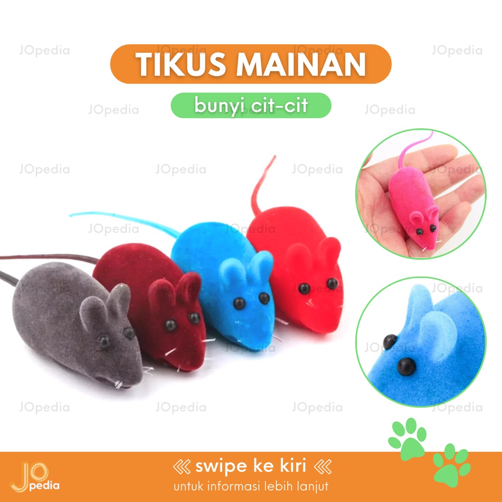 TIKUS MAINAN Bunyi Cit Cit Mainan Kucing Anjing Gigit Dog Cat Toy