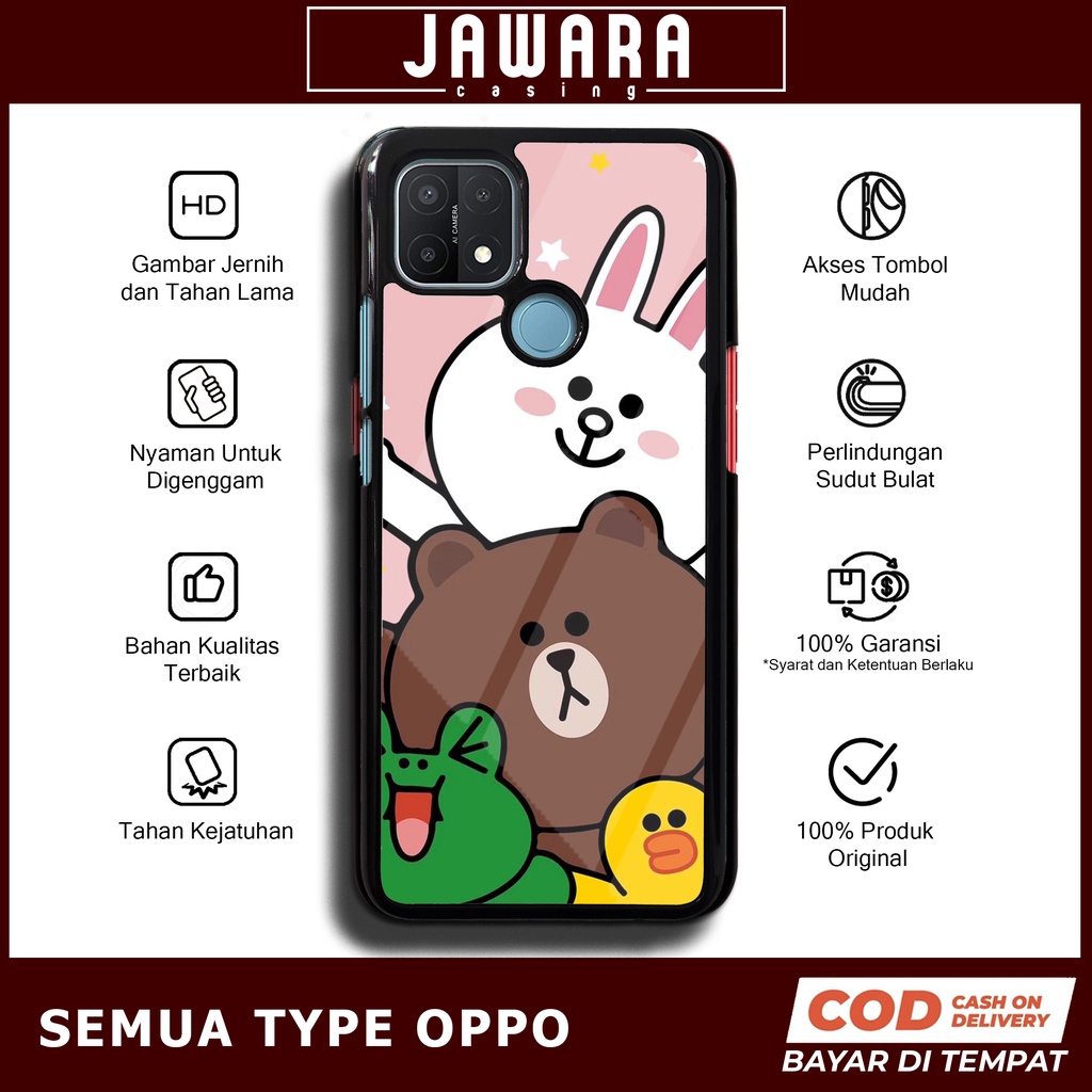 Case Oppo A15 A15S Case Hp Oppo A15 A15S Premium Glossy Jawara Casing [LN01] Casing Hp Aesthetic Kes