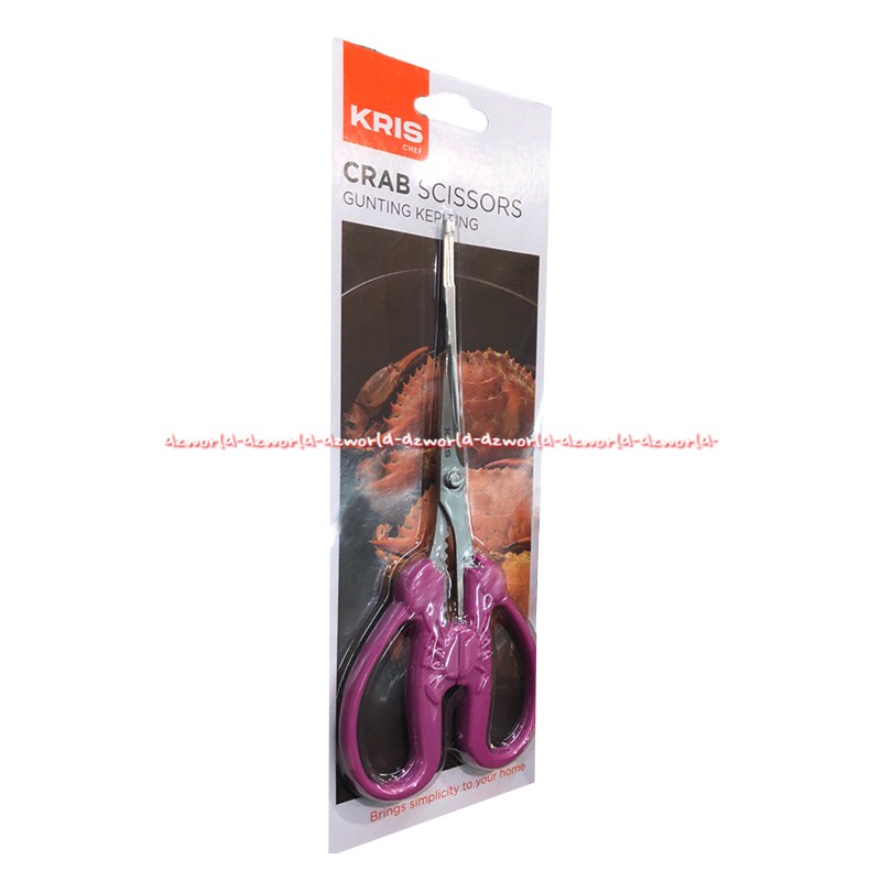 Krischef Crab Scissors Gunting Kepiting Pink Digunakan Untuk Menggunting Cangkang Dan Kaki Kepiting