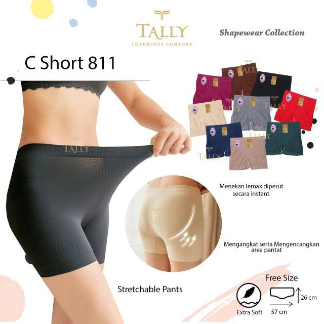 CD TALLY 811 Celana Pendek Bahan Rajut Short Nyaman Dipakai Murah