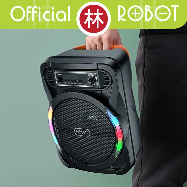 Robot RB450 20W Speaker Bluetooth Wireless With RGB Light &amp; Microfon