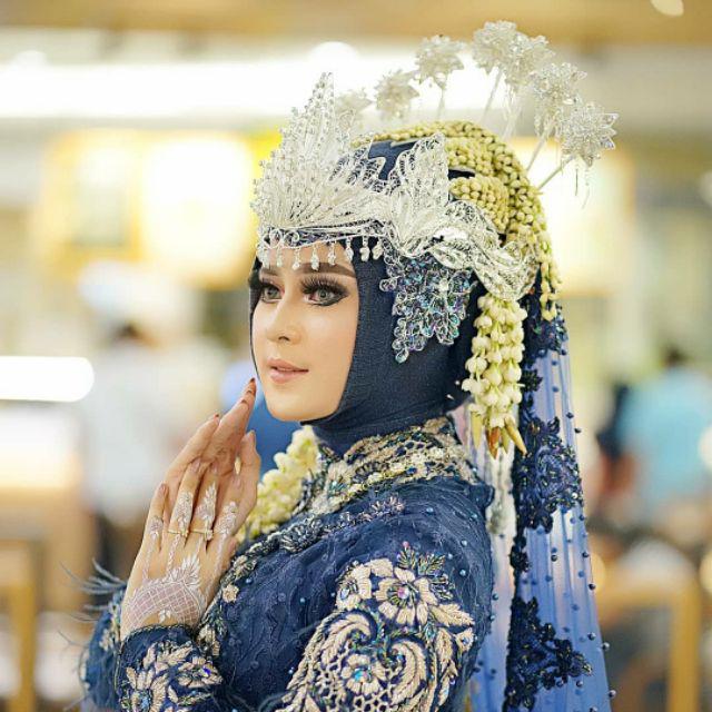 Pashmina Rajut Glitter PREMIUM By Adelus-Navy