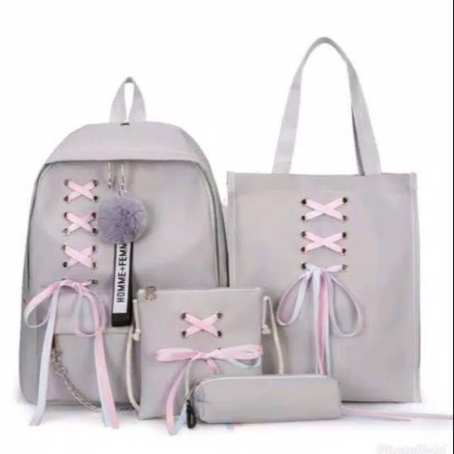 TAS RANSEL KPOP KOREAN STYLE 4 IN 1 MURAH