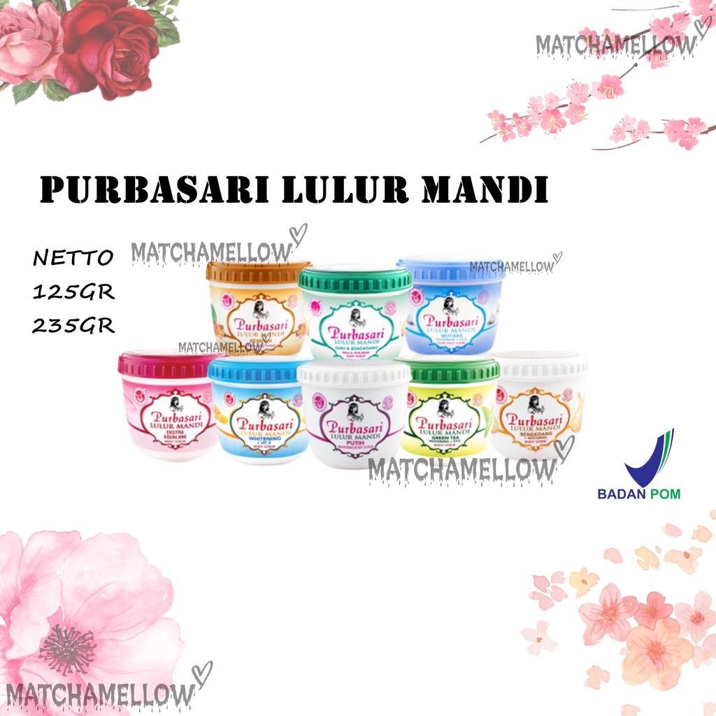 ❄️MATCHA❄️ PURBASARI LULUR MANDI BUNDLE - BODY SCRUB PURBASARI BPOM ORIGINAL