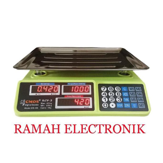 Cmos DS 40K Timbangan Digital 40 Kg | Timbangan Dapur