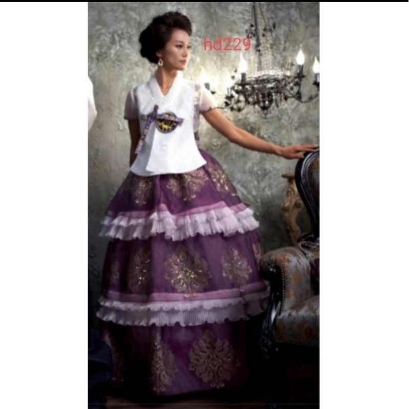 Hanbok korea wanita dewasa hd229