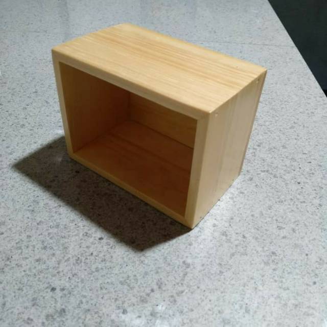 Nampan Mini / Tray Mini / Baki Kayu Pinus Mini Serbaguna 10 x 7 x 6,5