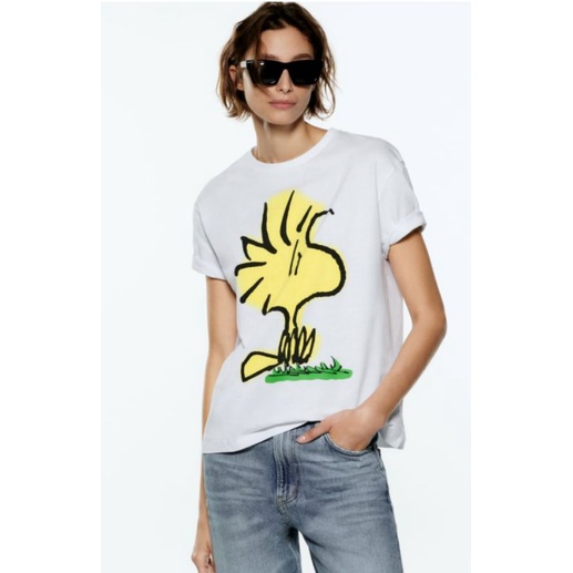 KAOS ZARA PEANUTS SNOOPY