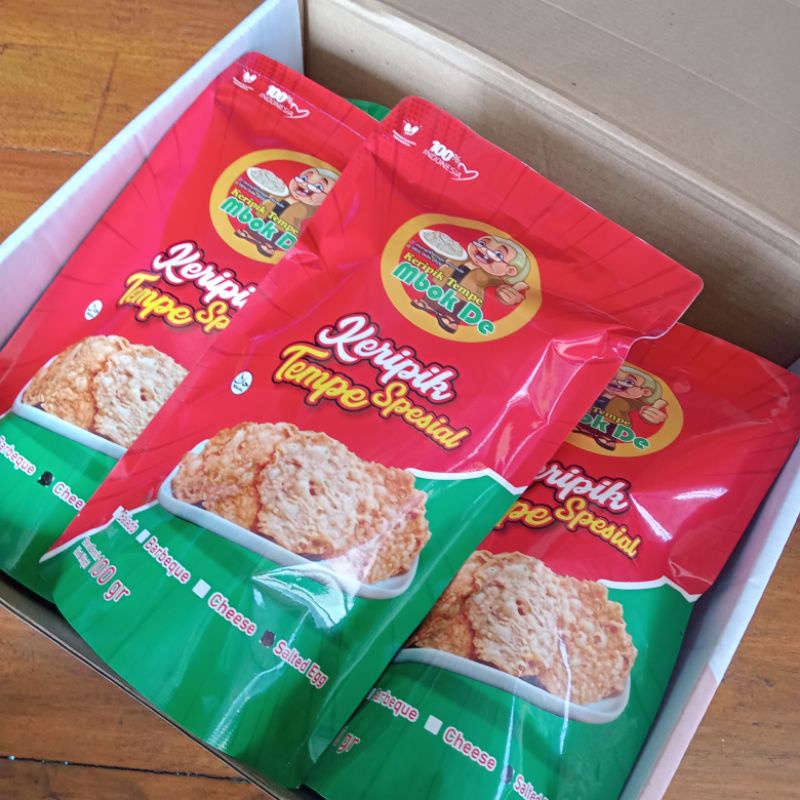 

HAMPERS SERIES KERIPIK TEMPE MBOK DE ANEKA RASA (ISI 6) - READY STOCK