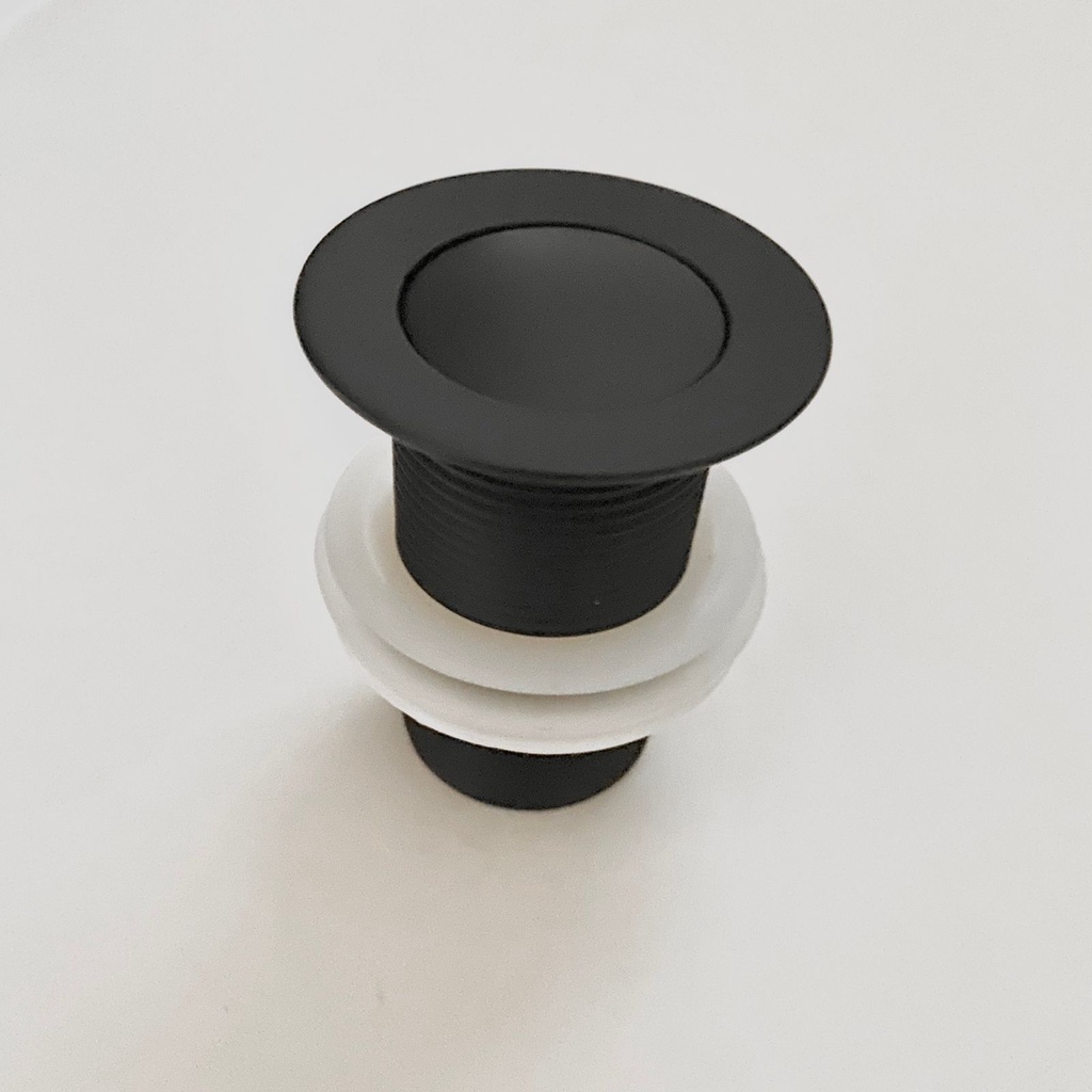 Kepala Sifon Afur Wastafel Tanpa Lubang Kuningan 2006 - Head Avur Washtafel Non OverFlow Hitam 6020A