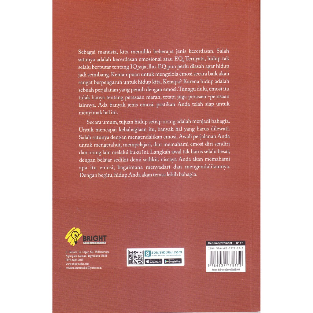 NEW!!! BUKU SENI MEGENDALIKAN EMOSI | BRIGHT PUBLISHER-1