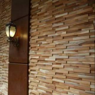 Wallpaper dinding kayu jati interior cladding panel hiasan Wallpaper dinding kayu jati interior cladding panel hiasan