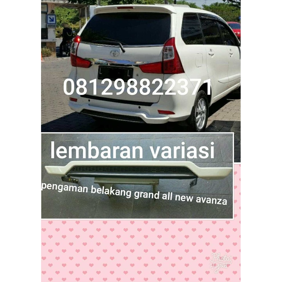bumper belakang grand avanza/xenia