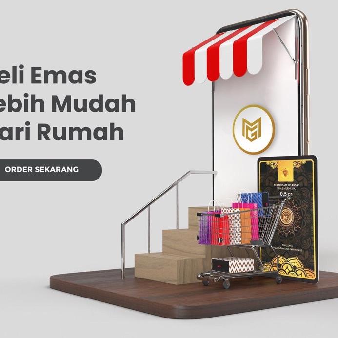 Paling Dicari|SQ31|MiniGold 0,05 Gram Emas Mini Murni Logam Mulia