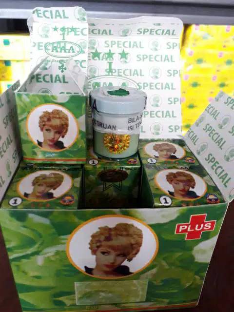 CREAM SP HIJAU PLUS / CREAM SP BOX SEGEL PERLUSIN