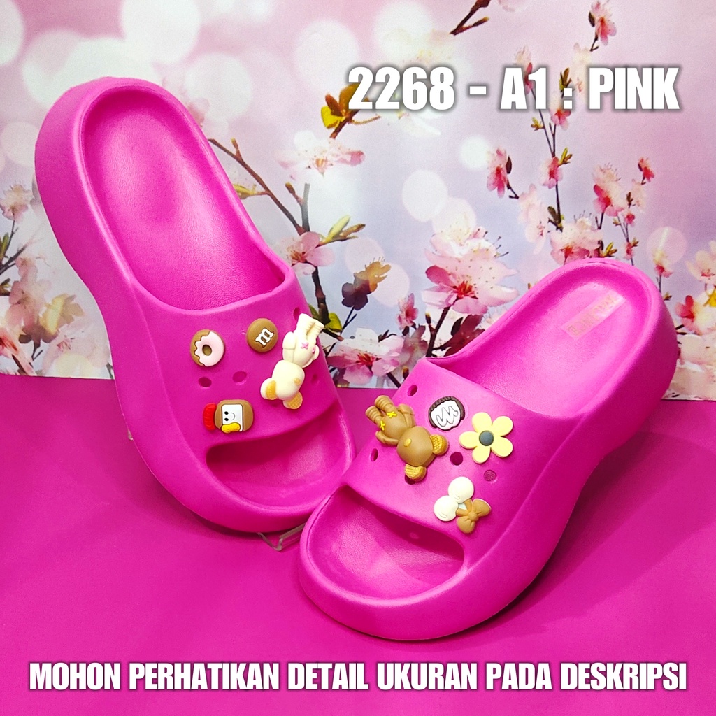 Sandal Remaja Viral K 2268 1A BALANCE Sendal Fuji Sol Tebal SDLWW