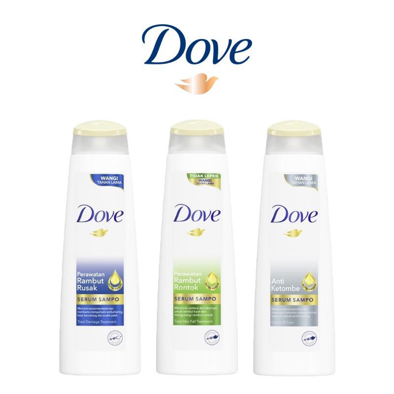 Dove Shampoo / Dove Sampo 290ml Original 100% ~ Asli
