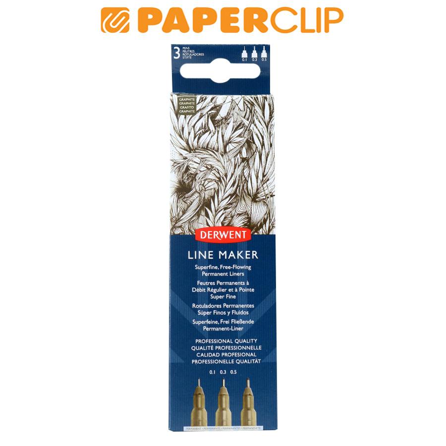 

LINE MAKER DERWENT SET 3 GRAPHITE 2305562DW