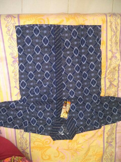 Kemej Batik Pria Kode Pb 104 | Batik Motif Wajik